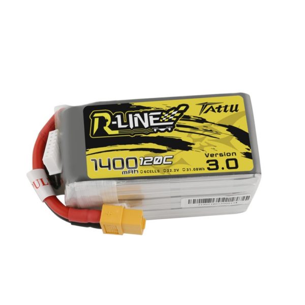 Tattu R-Line Version 3.0 1400mAh 6s 22.2V 120C Lipo Battery 4 - Tattu