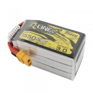 Tattu R-Line Version 3.0 1550mAh 22.2V 120C 6S1P Lipo Battery Pack with XT60 Plug 7