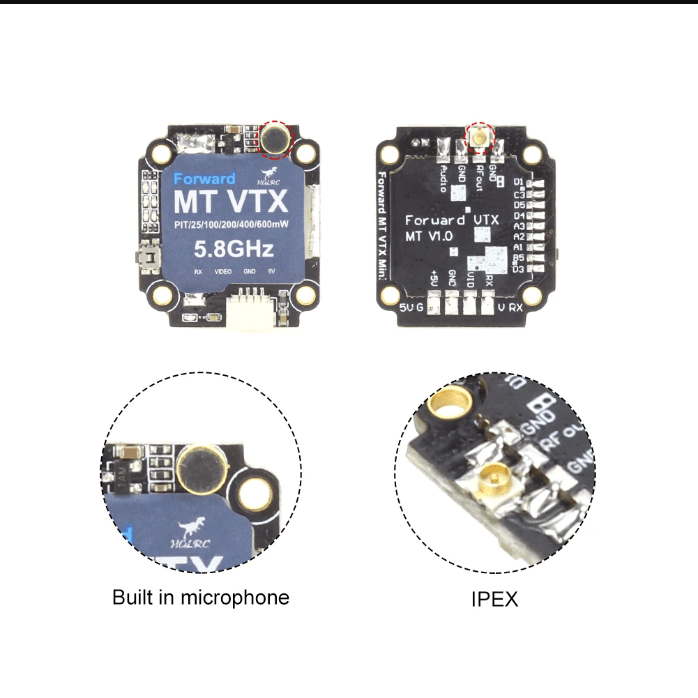 HGLRC Forward MT VTX mini 600mW 20*20mm 8 - HGLRC