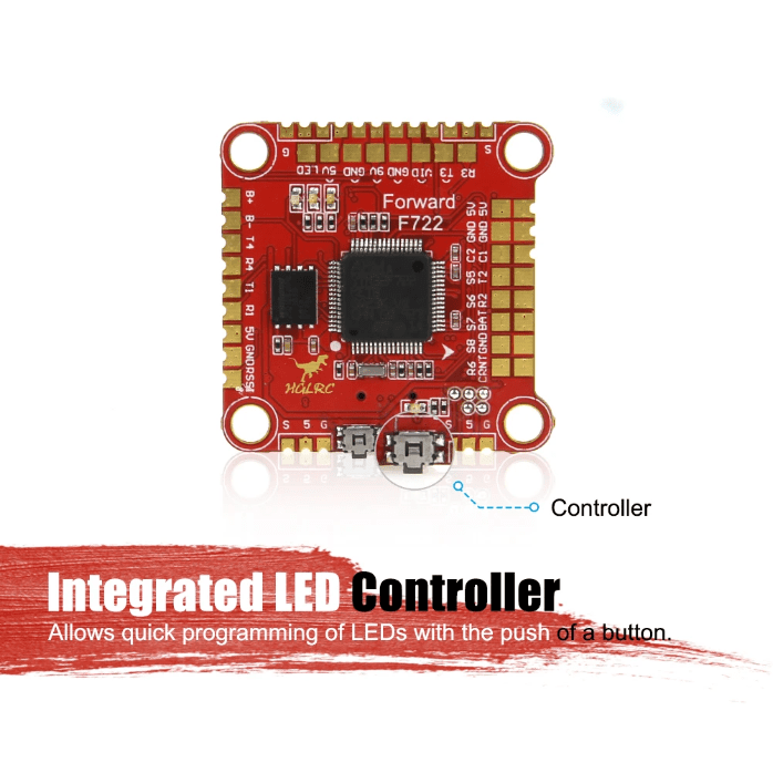 HGLRC Forward F722 3-6S F7 Flight Controller 12 - HGLRC