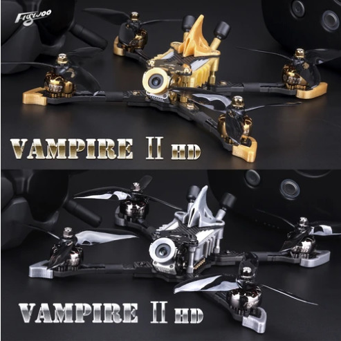 Flywoo Vampire 2 HD 6S FPV Racing Drone with DJI Air Unit (Titanium or Gold) 1 - Flywoo
