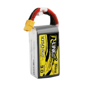 Tattu R-Line Version 3.0 1050mAh 22.2V 120C 6S1P Lipo Battery Pack with XT60 Plug 1 - Tattu