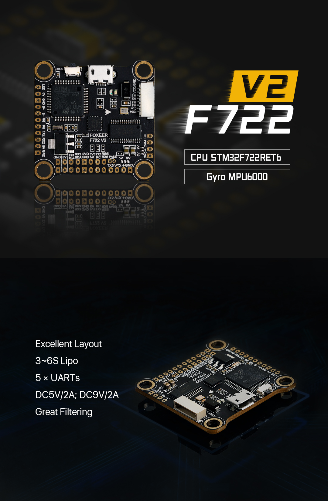 Foxeer F722 V2 Flight Controller 8 - Foxeer