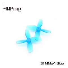 HQProp Micro Whoop Prop 31MMX4 (2CW+2CCW) Blue 1MM Shaft
