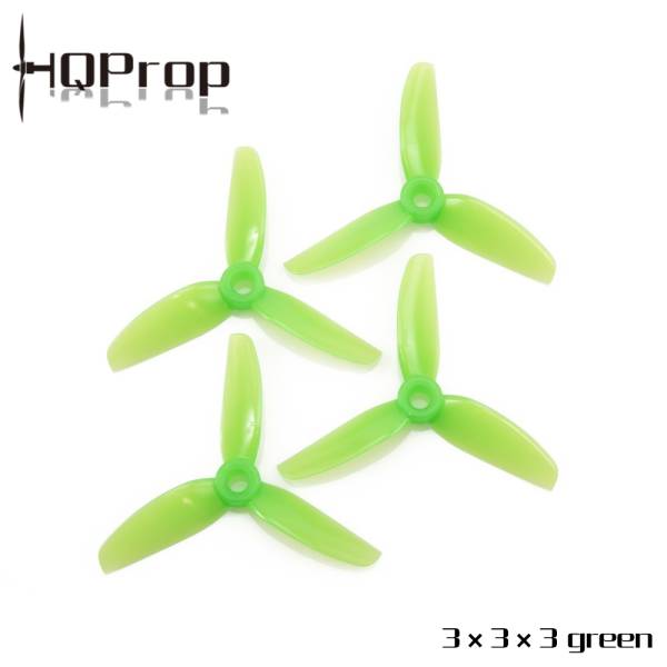 HQProp 3X3X3  Poly Carbonate (M5 or T-Mount) (Light Green - Set of 4) - Image 2