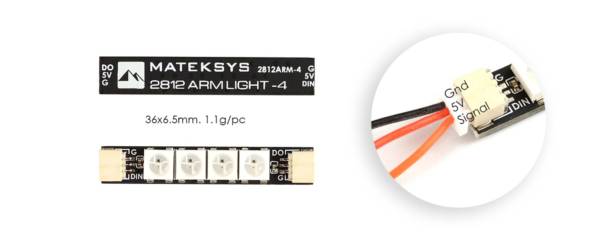 Matek 2812 ARM Light 4 LED (4pcs) - Image 3