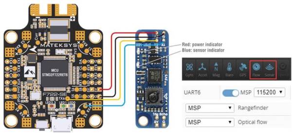 Matek Optical Flow & Lidar Sensor 3 - Matek Systems