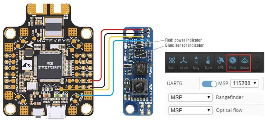 Matek Optical Flow & Lidar Sensor 6 Matek Optical Flow & Lidar Sensor - Image 6