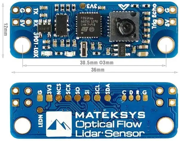 Matek Optical Flow & Lidar Sensor 1 Matek Optical FLow & Lidar Sensor