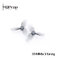 HQProp Micro Whoop Prop 31MMX3 (2CW+2CCW) Grey 0.8MM Shaft 1 - HQProp