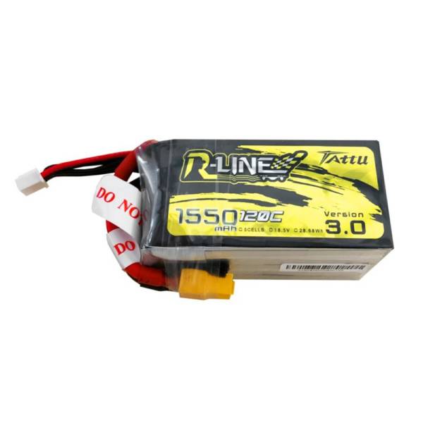 Tattu R-Line Version 3.0 1550mAh 5S 120C Lipo Battery