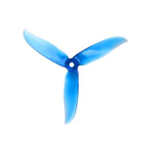 Foxeer Dalprop T5045C Pro Unbreakable Tri-Blade Racing Propellers (10 Pairs) crystal blue