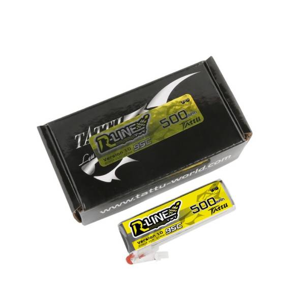 Tattu R-Line Version 1.0 500mAh 1S1P 95C Lipo Battery - Image 2