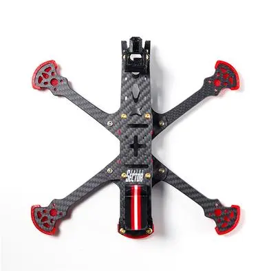 HGLRC Sector 5 V3 HD Freestyle 3K Carbon Fiber Frame Kit 2 HGLRC Sector 5 V3 HD Freestyle 3K Carbon Fiber Frame Kit - Image 2