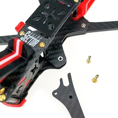 HGLRC Sector 5 V3 HD Freestyle 3K Carbon Fiber Frame Kit 5 HGLRC Sector 5 V3 HD Freestyle 3K Carbon Fiber Frame Kit - Image 5