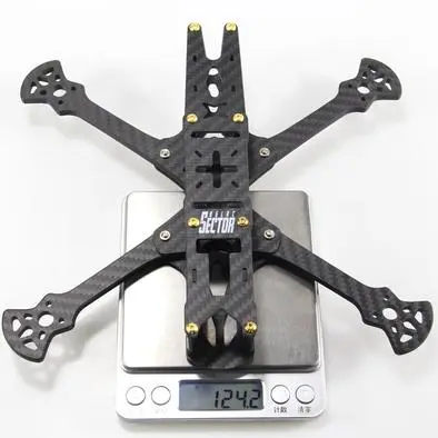 HGLRC Sector 5 V3 HD Freestyle 3K Carbon Fiber Frame Kit 6 HGLRC Sector 5 V3 HD Freestyle 3K Carbon Fiber Frame Kit - Image 6