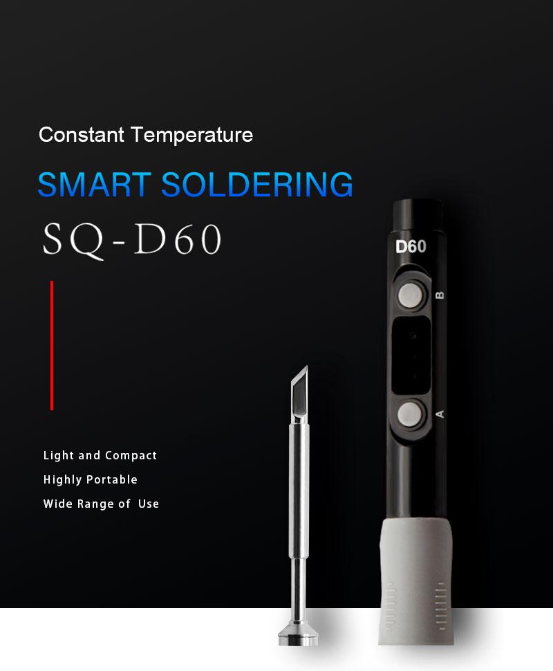 Sequre SQ-D60B Soldering Iron with TS-B2 Tip 2 -