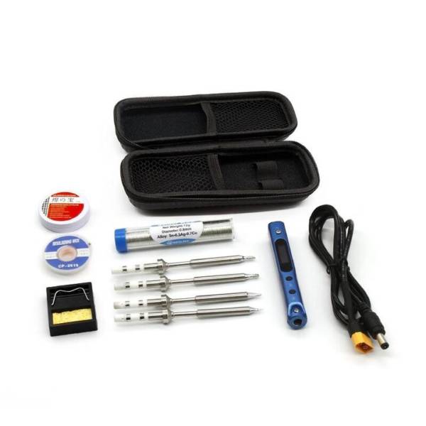 Sequre SQ-001 60w Adjustable Soldering Iron Blue & Storage Bag