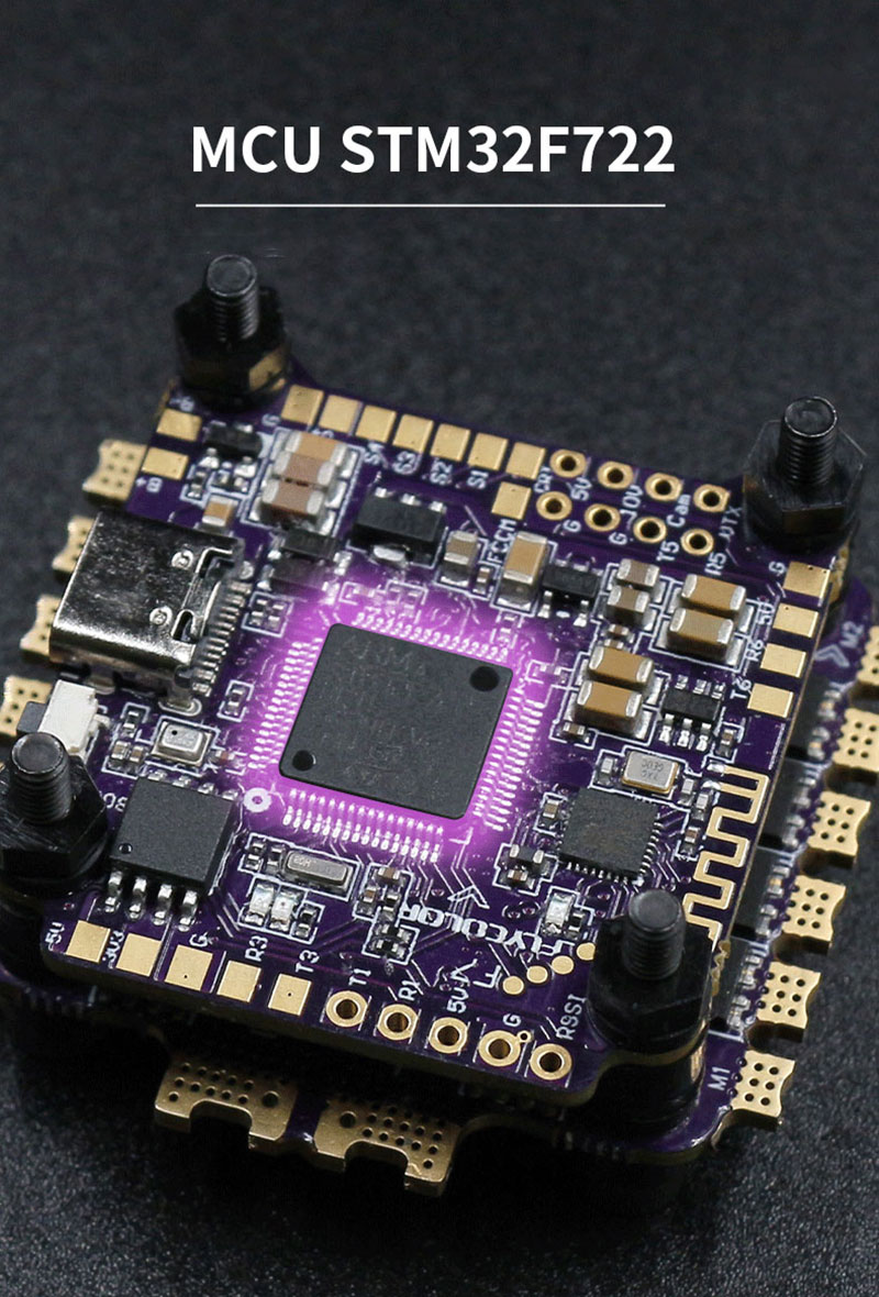 Flycolor X-Tower 2 F7 FC - 60A 4-in-1 ESC 3-6s FPV Racing/Freestyle Stack 9 - Flycolor