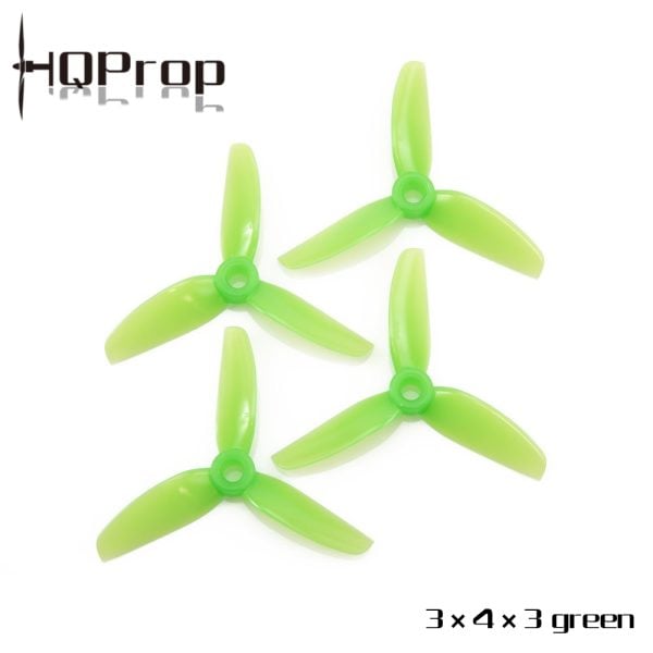 HQProp DP 3x4x3 Propellers - Poly Carbonate (Set of 4) - Pick your Color 3 - HQProp