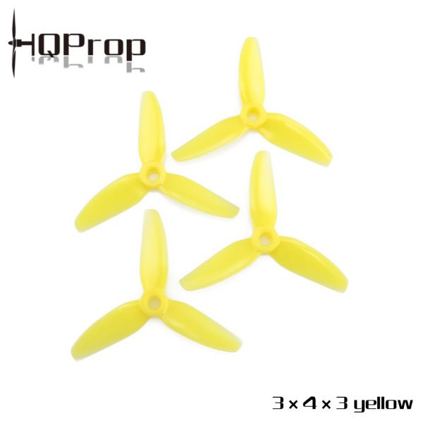 HQProp DP 3x4x3 Propellers - Poly Carbonate (Set of 4) - Pick your Color 2 - HQProp