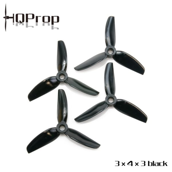 HQProp DP 3x4x3 Propellers - Poly Carbonate (Set of 4) - Pick your Color 5 - HQProp