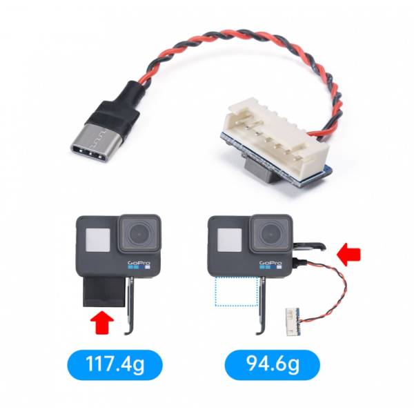 iFlight Type C to Balance head Charging Cable for GoPro Hero 6/7/8/9 6 - iFlight