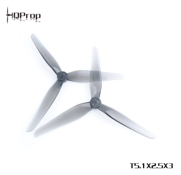 HQProp T5.1X2.5X3 Grey Propeller (2CW+2CCW) 1 - HQProp