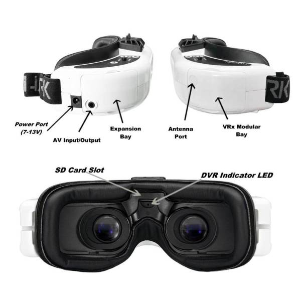 Fat Shark Dominator HDO 2.1 FPV Goggles - Image 9