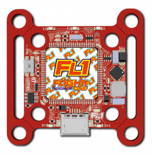 FlightOne Lightning H7 500mhz Flight Controller - SOLDER ONLY 1 - FlightOne