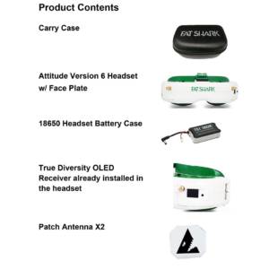 FatShark Attitude V6 FPV Headset Goggles 8 - Fat Shark