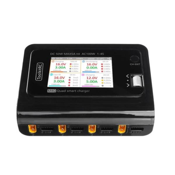 ToolKitRC M4Q 50W 5A 1-4S AC/DC Smart Charger - XT30 - Image 6