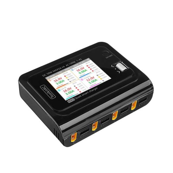 ToolKitRC M4Q 50W 5A 1-4S AC/DC Smart Charger - XT30