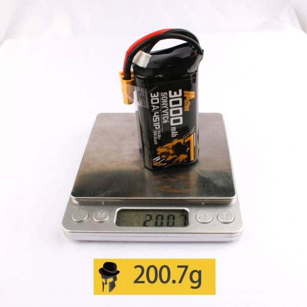 Auline VTC6 3000mAh 4S 14.8v 30A XT60 for Long Range Flying - Image 2