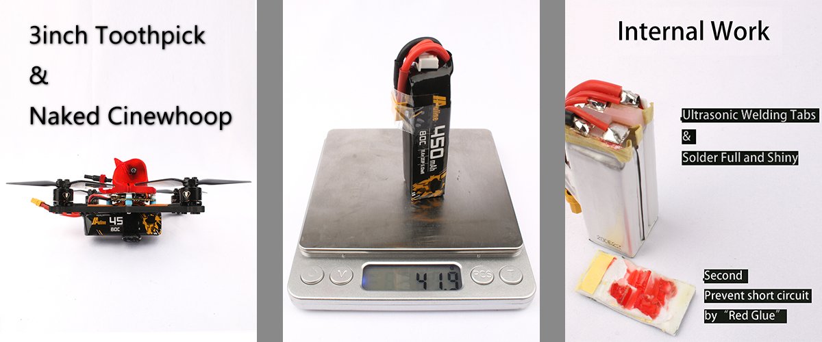 Auline 3S 450mah XT30 Lipo Battery 8 - Auline