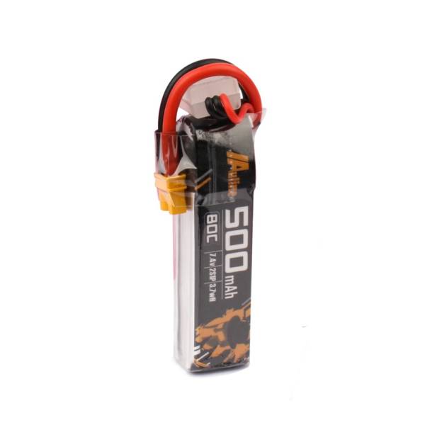Auline 500mah 2S 7.4V 80C XT30 LIPO Battery
