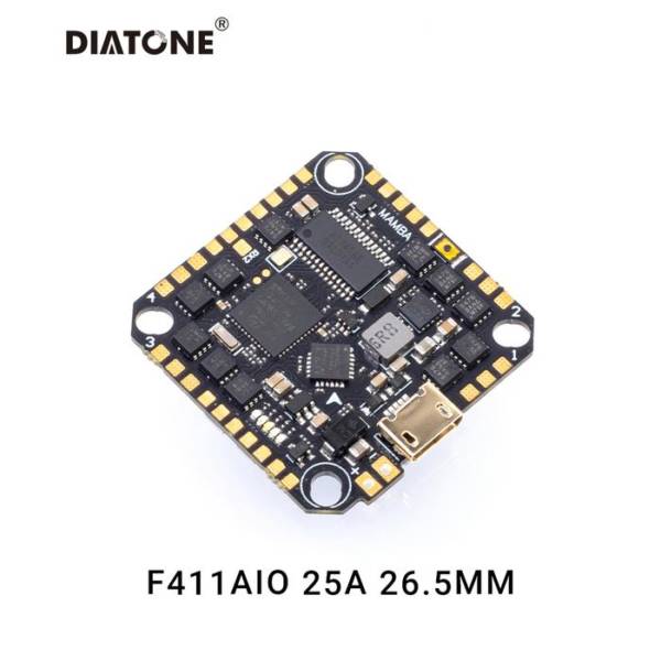 MAMBA F411AIO BLHELI_S 25A ESC DShot600 4S Flight Controller Stack