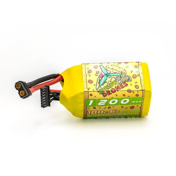 CNHL 1200MAH 22.2V 6S 100C SPEEDY PIZZA LIPO BATTERY WITH XT60 PLUG 1 - CNHL