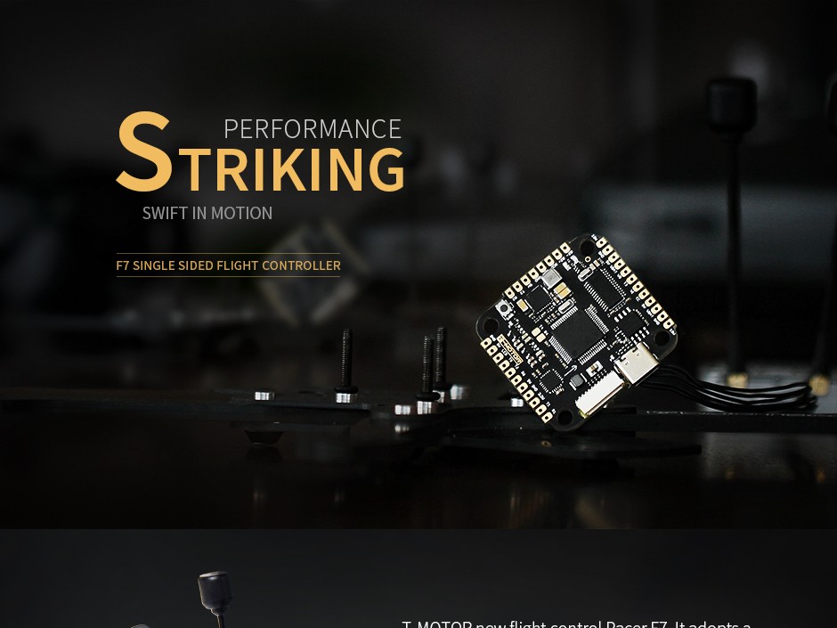 T-Motor Pacer F7 Single Sided Flight Controller 4 - T-Motor