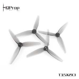 HQ Prop T3.5x2x3 Tri-Blade 3.5" Prop 4 Pack (1.5mm Shaft) - Grey 3