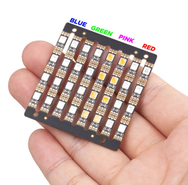 FLYWOO 4x10x1mm Frame Arm LED Board - 4 pcs - Pick Your Color - Image 3
