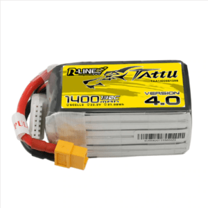 Tattu R-Line Version 4.0 1400mAh 14.8V 130C 4S1P Lipo Battery Pack With XT60 Plug