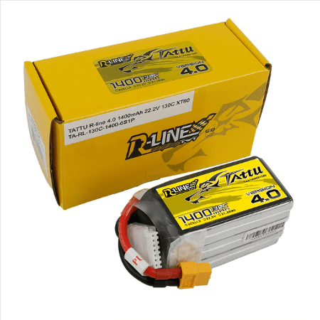 Tattu R-Line Version 4.0 1400mAh 14.8V 130C 4S1P Lipo Battery Pack With XT60 Plug 4 - Tattu