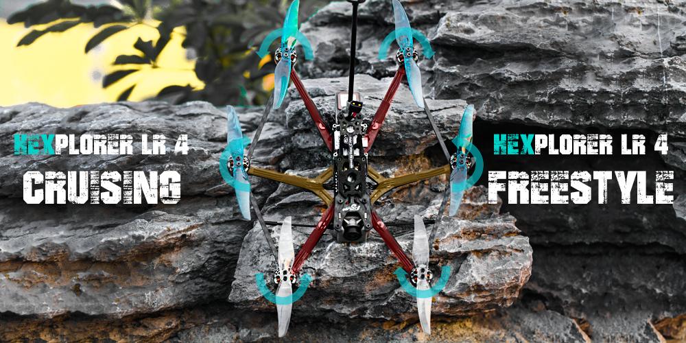 Flywoo Analog HEXplorer LR 4 4S Hexa-copter - PNP 10 - Flywoo