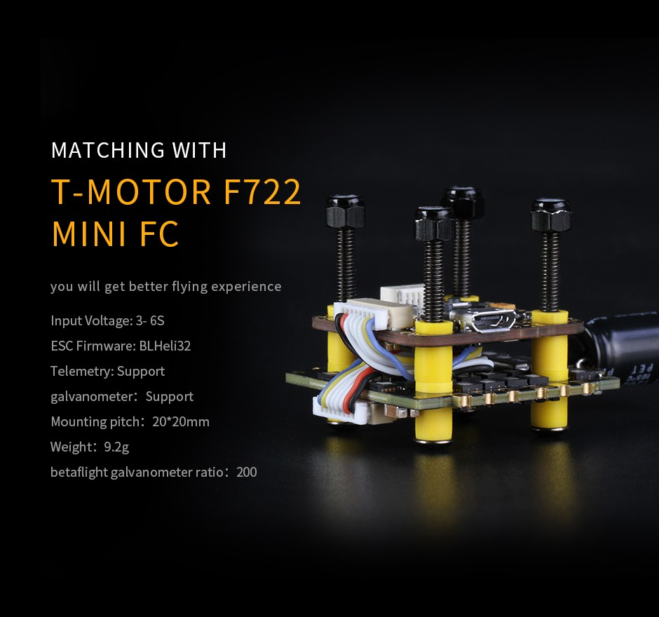 T-Motor MINI F45A 6S 4IN1 ESC 6