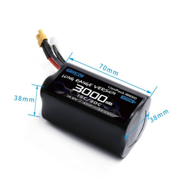 GEPRC VTC6 18650 4S1P 3000mAh 14.8V Li-ion Battery