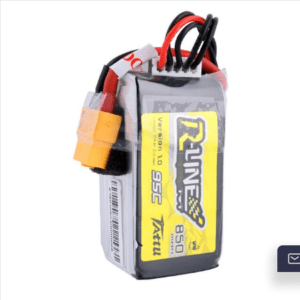 Tattu R-Line 850mAh 14.8V 95C 4S1P Lipo Battery Pack with XT60 Plug 2 - Tattu