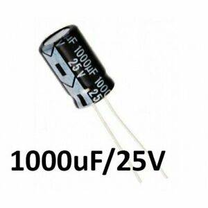 1000UF 25V LOW ESR CAPACITOR
