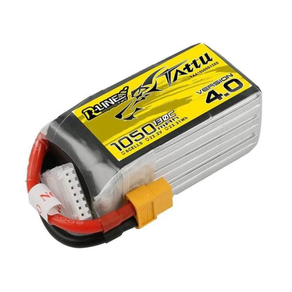 Tattu R-Line Version 4.0 1050mAh 6S1P 130C Lipo Battery 1 - Tattu