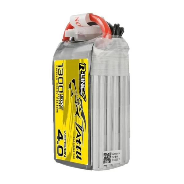Tattu R-Line Version 4.0 1300mAh 6S1P 130C Lipo Battery - Image 2